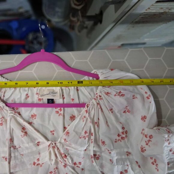 Women's Long Sleeve Tie-Front Blouse - Universal Thread - Size XS - Picture 6 of 11